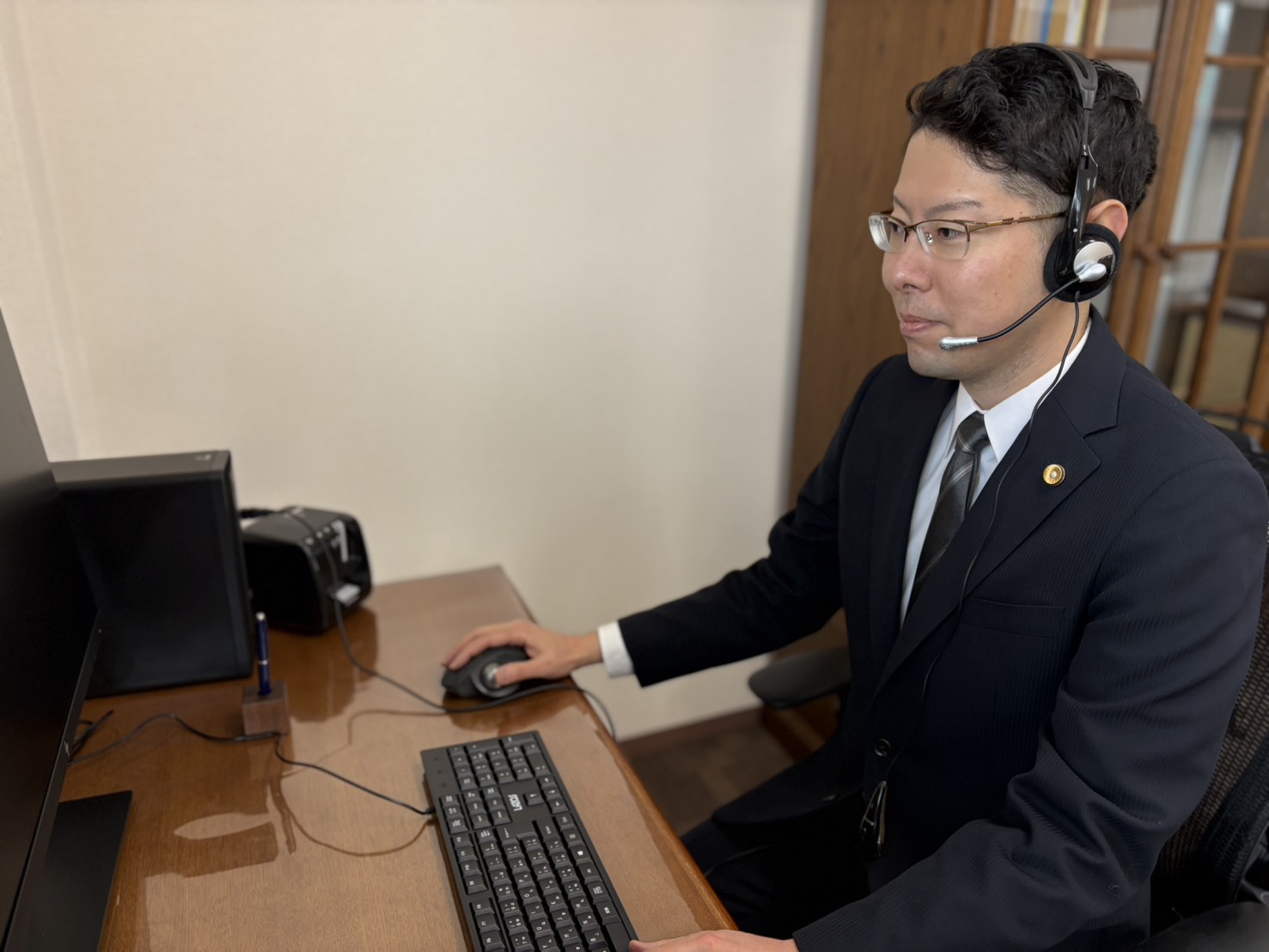 オンライン相談の様子